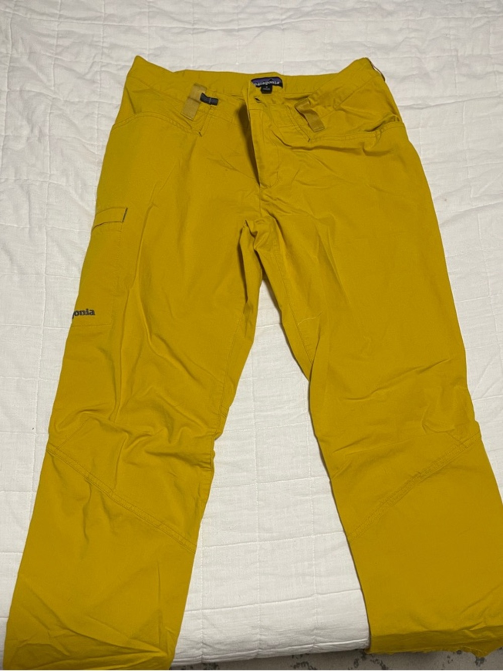 Patagonia Women's Mustard Yellow Cargo Pants